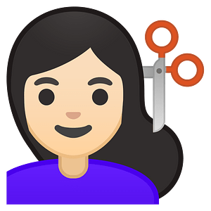 Noto Emoji Oreo 1F487 1F3fb 200D 2640
