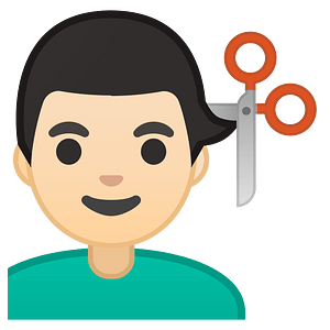 Noto Emoji Oreo 1F487 1F3fb 200D 2642