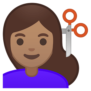 Noto Emoji Oreo 1F487 1F3fd 200D 2640
