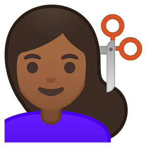 Noto Emoji Oreo 1F487 1F3fe 200D 2640