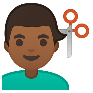 Noto Emoji Oreo 1F487 1F3fe 200D 2642