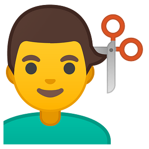 Noto Emoji Oreo 1F487 200D 2642