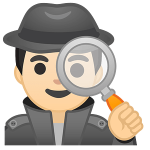 Noto Emoji Oreo 1F575 1F3fb 200D 2642