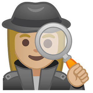 Noto Emoji Oreo 1F575 1F3fc 200D 2640