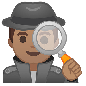 Noto Emoji Oreo 1F575 1F3fd 200D 2642