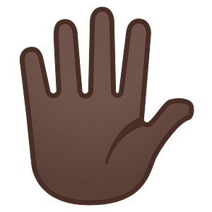 Noto Emoji Oreo 1F590 1F3ff