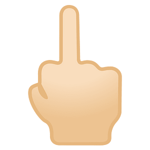 Noto Emoji Oreo 1F595 1F3fb