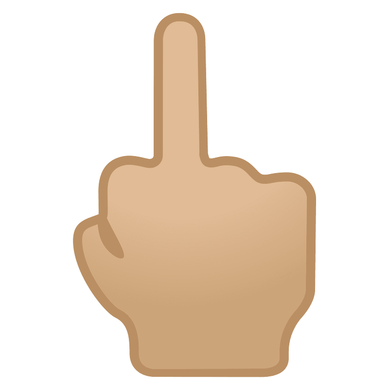 Noto Emoji Oreo 1F595 1F3fc