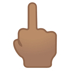 Noto Emoji Oreo 1F595 1F3fd