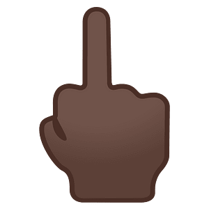 Noto Emoji Oreo 1F595 1F3ff