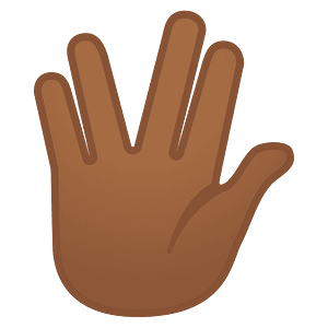 Noto Emoji Oreo 1F596 1F3fe