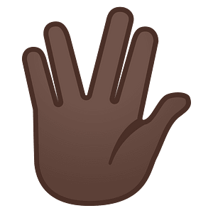 Noto Emoji Oreo 1F596 1F3ff
