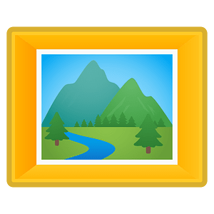 Noto Emoji Oreo 1F5bc