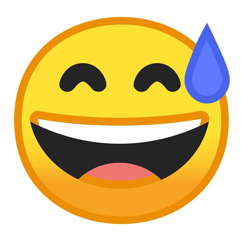 Noto Emoji Oreo 1F605