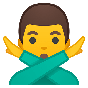 Noto Emoji Oreo 1F645 200D 2642