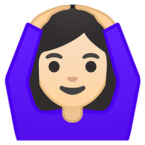 Noto Emoji Oreo 1F646 1F3fb 200D 2640