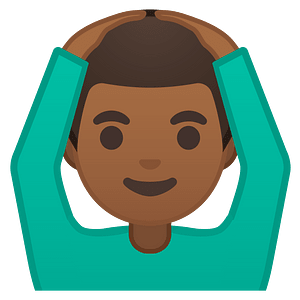 Noto Emoji Oreo 1F646 1F3fe 200D 2642