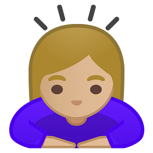 Noto Emoji Oreo 1F647 1F3fc 200D 2640