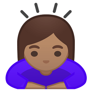 Noto Emoji Oreo 1F647 1F3fd 200D 2640
