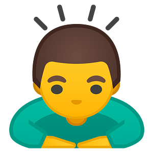 Noto Emoji Oreo 1F647 200D 2642