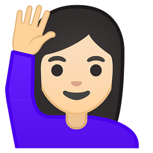 Noto Emoji Oreo 1F64b 1F3fb 200D 2640