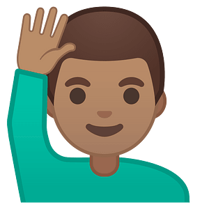 Noto Emoji Oreo 1F64b 1F3fd 200D 2642
