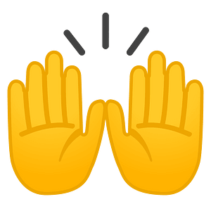Noto Emoji Oreo 1F64c