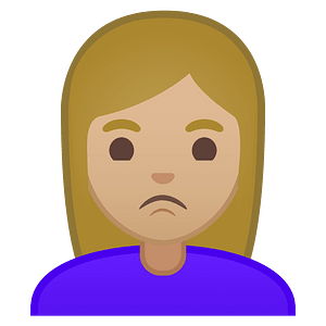 Noto Emoji Oreo 1F64e 1F3fc 200D 2640
