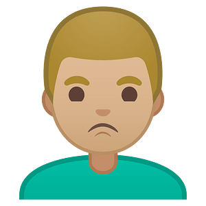 Noto Emoji Oreo 1F64e 1F3fc 200D 2642