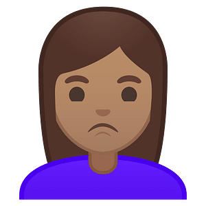 Noto Emoji Oreo 1F64e 1F3fd 200D 2640