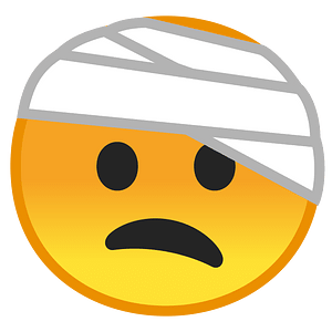 Noto Emoji Oreo 1F915