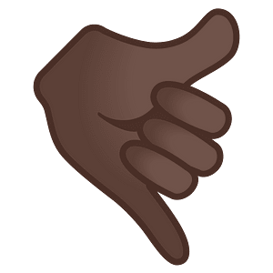 Noto Emoji Oreo 1F919 1F3ff