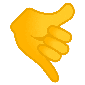 Noto Emoji Oreo 1F919