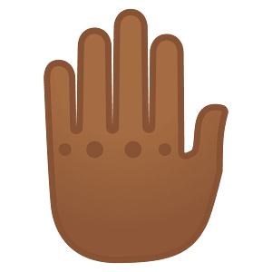 Noto Emoji Oreo 1F91a 1F3fe