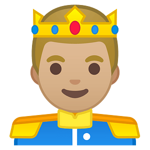 Noto Emoji Oreo 1F934 1F3fc