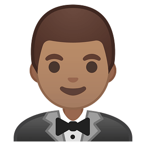 Noto Emoji Oreo 1F935 1F3fd