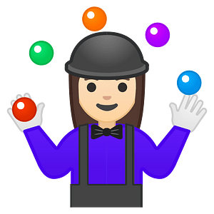 Noto Emoji Oreo 1F939 1F3fb 200D 2640