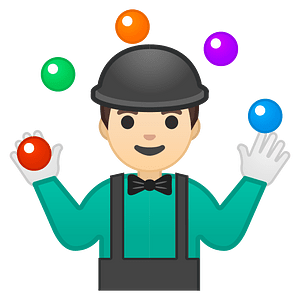 Noto Emoji Oreo 1F939 1F3fb 200D 2642