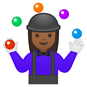 Noto Emoji Oreo 1F939 1F3fe 200D 2640