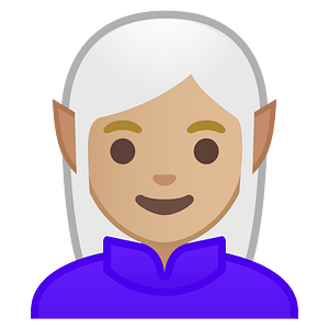 Noto Emoji Oreo 1F9dd 1F3fc 200D 2640