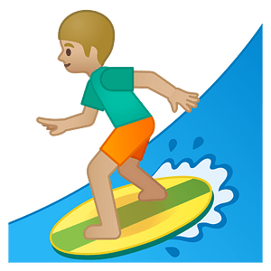 Noto Emoji Pie 1F3c4 1F3fc 200D 2642
