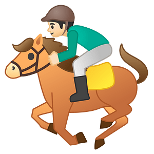 Noto Emoji Pie 1F3c7 1F3fb