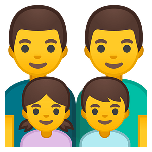 Noto Emoji Pie 1F468 200D 1F468 200D 1F467 200D 1F466