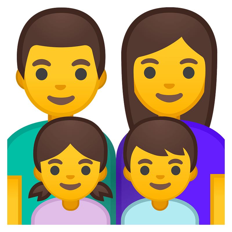 Noto Emoji Pie 1F468 200D 1F469 200D 1F467 200D 1F466