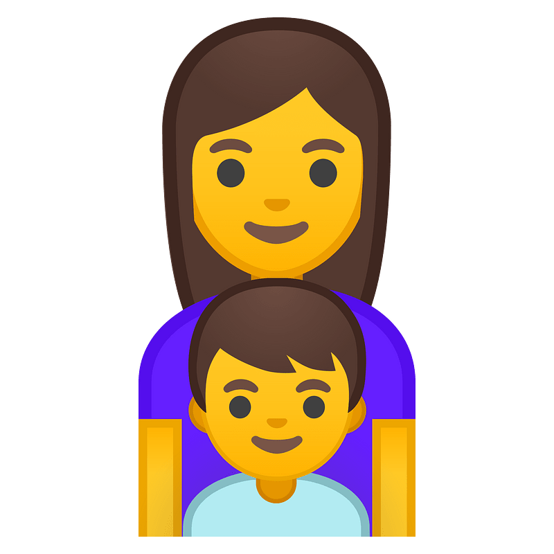Noto Emoji Pie 1F469 200D 1F466