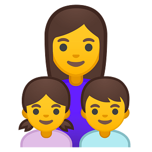 Noto Emoji Pie 1F469 200D 1F467 200D 1F466