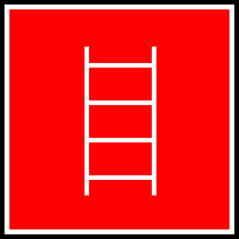 Red Emergency Exit