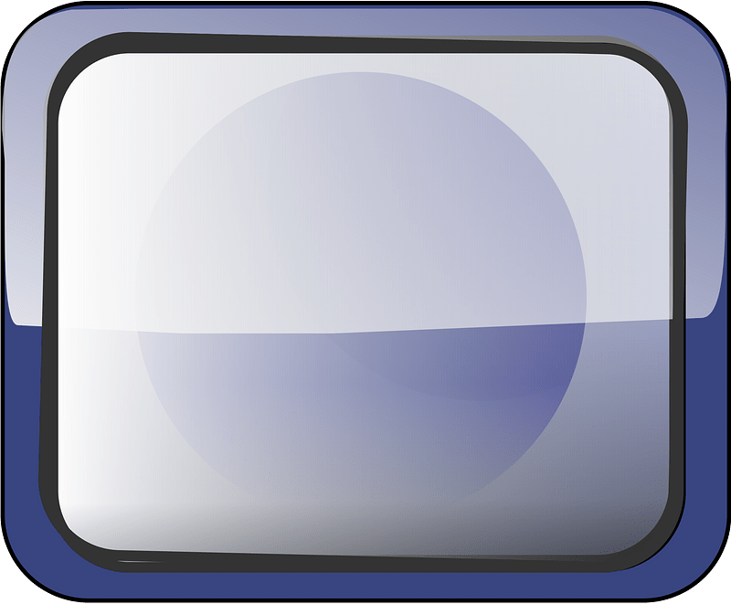 Blue frame with circle