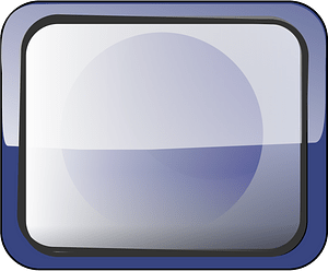 Blue frame with circle