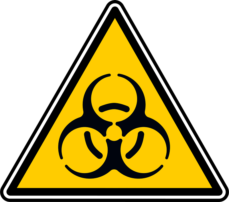 Yellow biological hazard